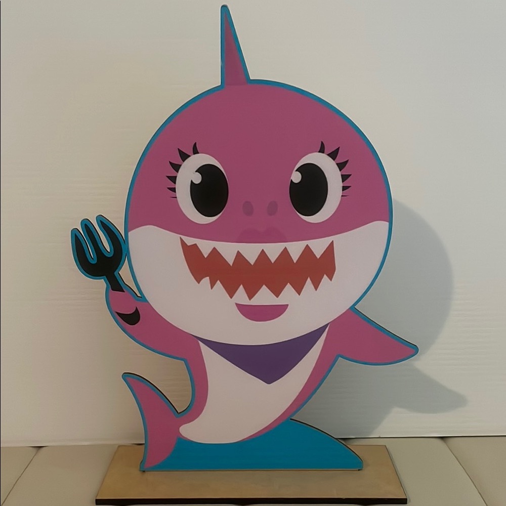 Pink Shark Party Decoration